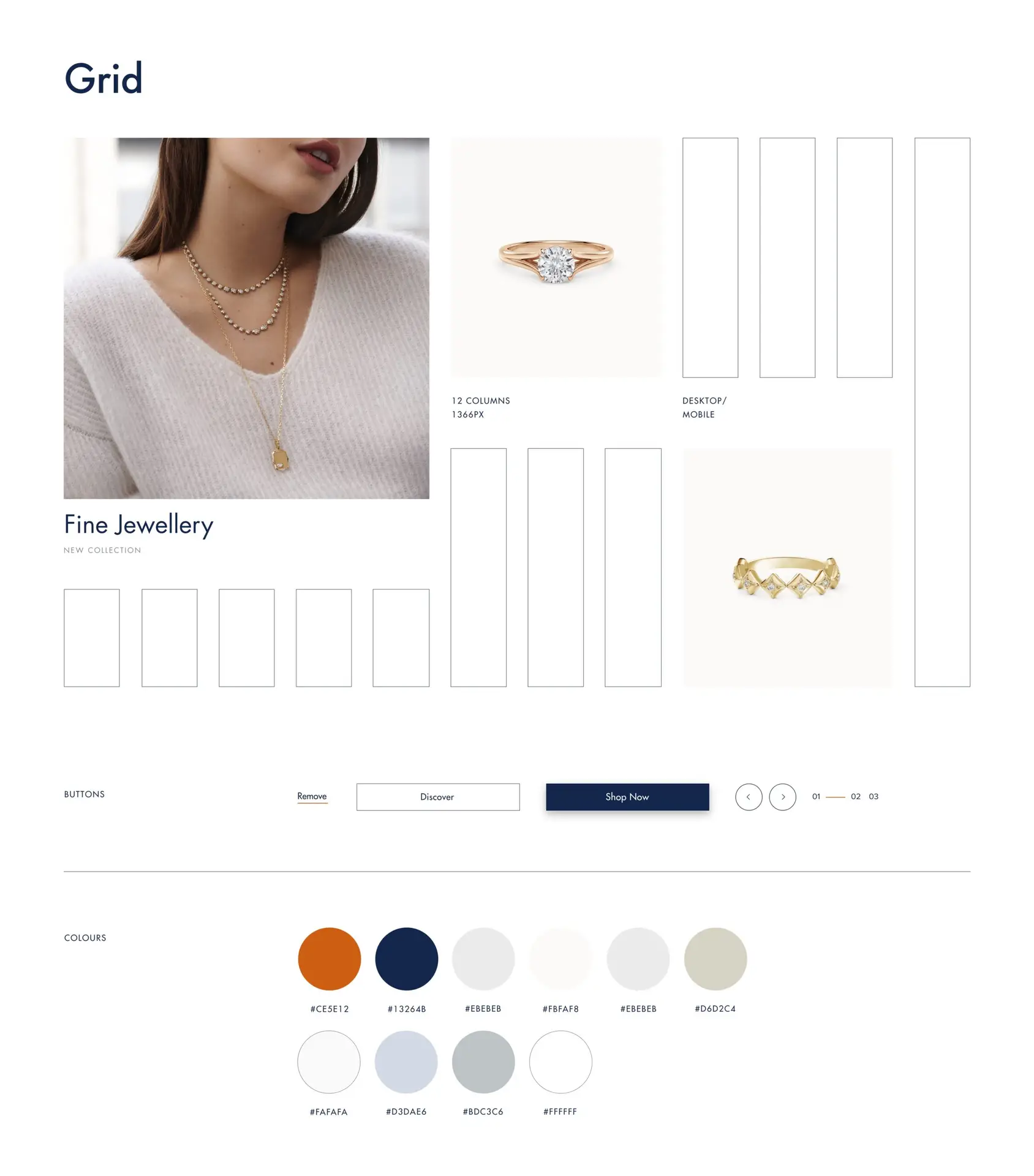 Design System DeBeers Forevermark Ecommerce website